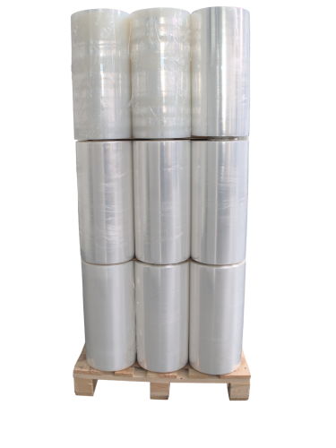 PÓŁPALETA 15 szt. Folia stretch MASZYNOWA 30 my 18 kg 160% transparent 