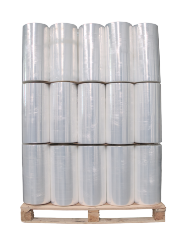 PALETA 60 sztuk Folia stretch maszynowa SUPER POWER 23 my transparent 14 kg 320%