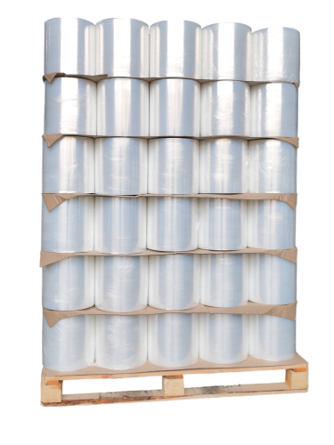 PALETA 120 szt. Folia maszynowa 250 mm POWER 17 my transparent 9kg 250% 