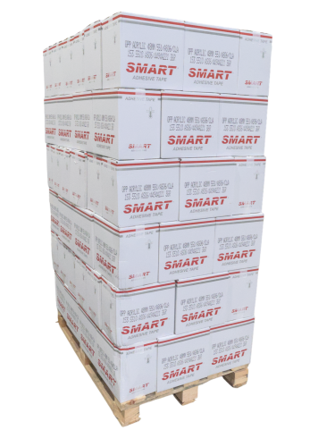 PALETA 3456x Taśma pakowa SMART 48x66 [y] AKRYL brązowa 