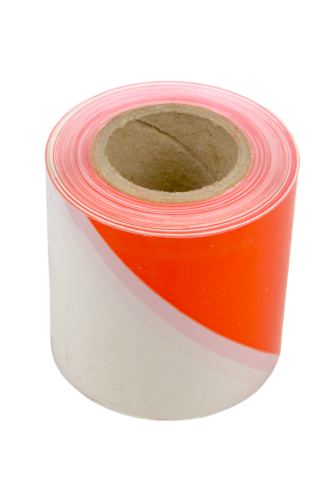 TAŚMA OSTRZEGAWCZA 0,7x100 m BIAŁO CZERWONA MOCNA