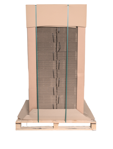 PALETA 680x Karton klapowy 500x300x250 mm 3W fala B 320g/m2 Szary 50x30x25cm