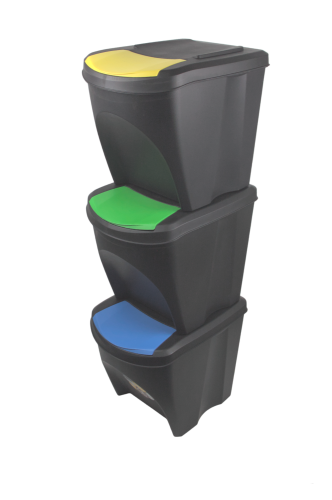 Zestaw koszy na śmieci do segregacji SET3 25 l