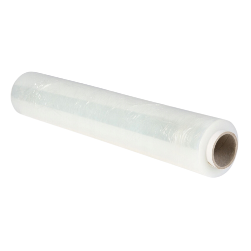 Folia stretch RĘCZNA 23 my 1,5 kg 160% transparent tuleja 850g