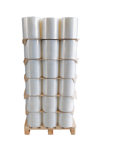 PALETA 40 szt. Folia stretch maszynowa 250 mm SUPER POWER 23 my transparent 9kg 320% 