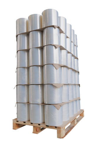 PALETA 90 szt. Folia stretch maszynowa 250 mm  SUPER POWER 30 my transparent 7kg 320%