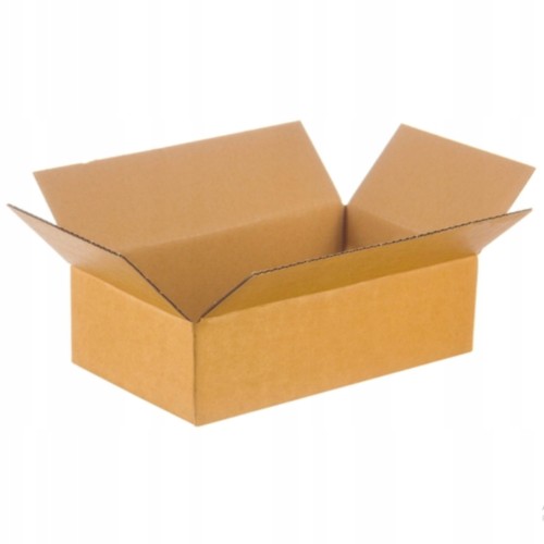 Karton klapowy 310x210x210 mm 3W fala B 360gm2 brązowy 31x21x21 cm pudełko pudło box skrzynka opakowanie tektura 1 sztuka