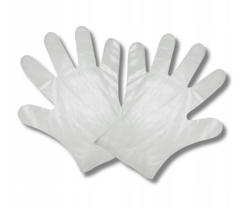 RĘKAWICE FOLIOWE HDPE L 100 sztuk