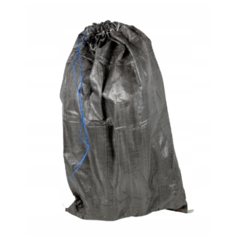 Worek PP 500x800 [mm] Czarny z zaciągiem