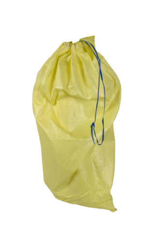 Worek PP żółte z zaciągiem 50x80 cm