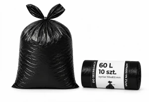 Worki na śmieci odpady Profil 60 L mocne  10szt
