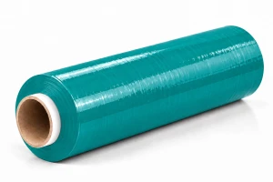 Folia stretch strecz 1 sztuka ręczna 23 my 2,5 kg 160% zielona tuleja 300g pakowa owijalna